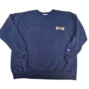 Basketball Mom Sweatshirt Crewneck XL Navy Blue‎ NBA Basketball Champion Womens